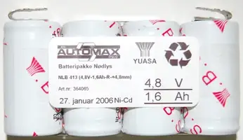 NLB 413 (4,8V-1,8Ah-R-+4,8mm)