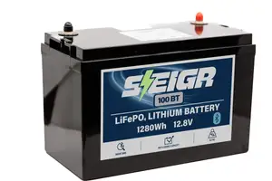 Seigr LBT100 (12,8V 100Ah) LiFePO4 m/bluetooth