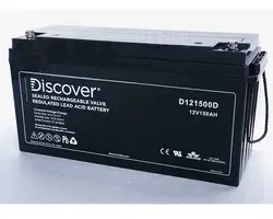 Discover D121500-D Deep Cycle (12Volt 150Ah) (AGM)