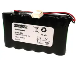 Alarm 606  (7,2V1,2Ah-R-Molex 5102-03)