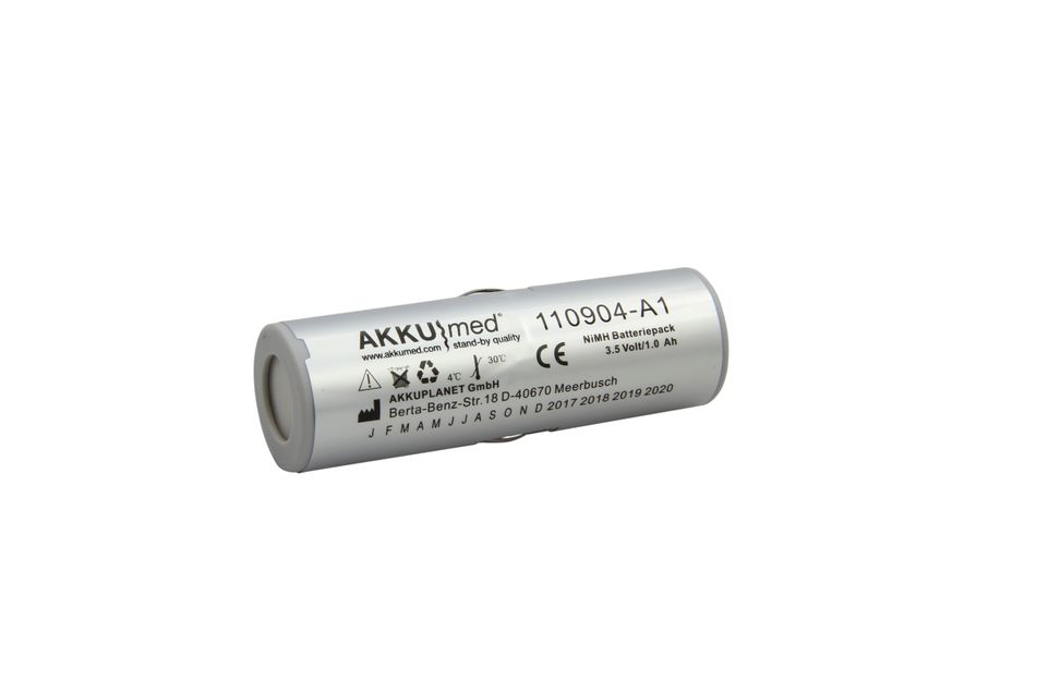 AKKUmed NiMH batteri til Heine X-02.99.382 (3,5V 1,0Ah)