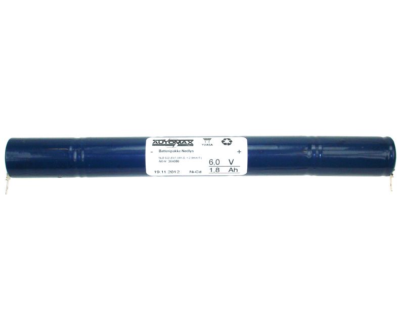 NLB 523 (6V1,8Ah-S- +-2,9mm fl.)