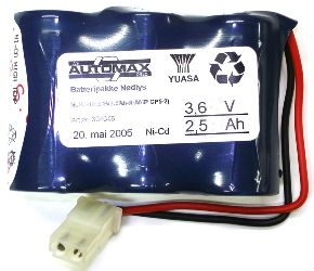 NLB 316(3,6V2,5Ah-R-Plugg 19)
