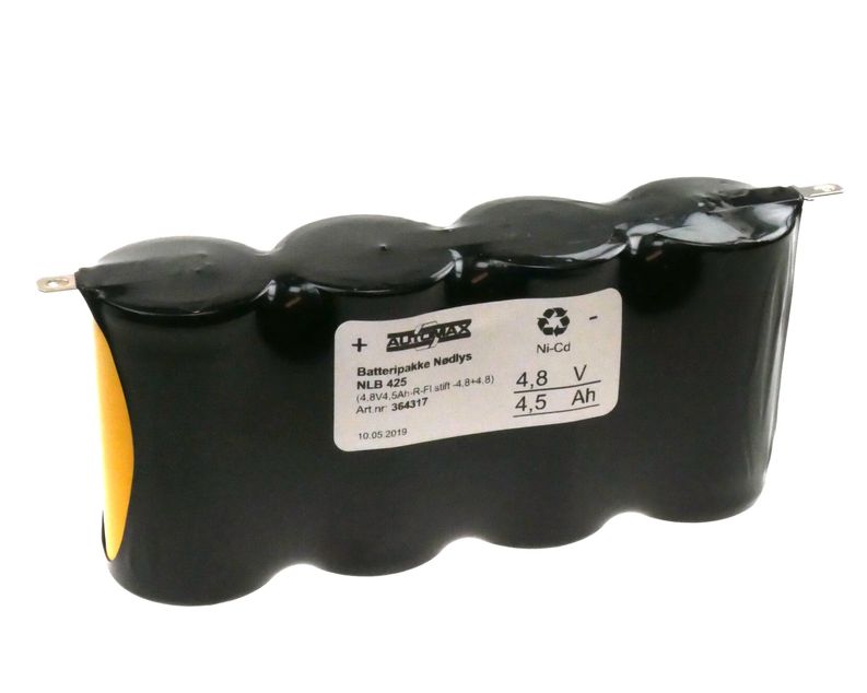 NLB 494 (4,8V4,5Ah-R-fl. stift +-4,8)