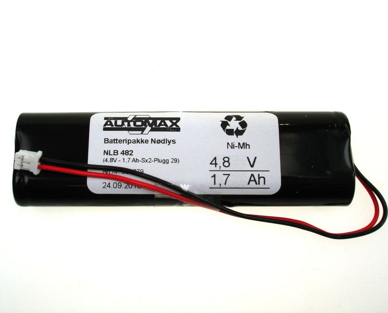 NLB 482 (4,8V1,7Ah-Sx2-Plugg 29)