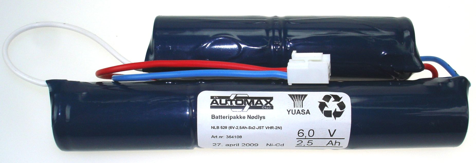 NLB 528 (6V-2,5Ah-Sx2-Plugg 13)
