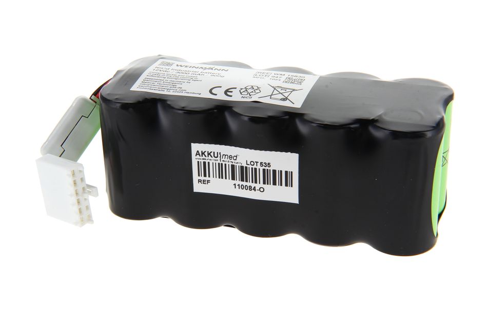 Originalt NiCd batteri til Weinmann Accuvac Rescue (12V 3Ah)