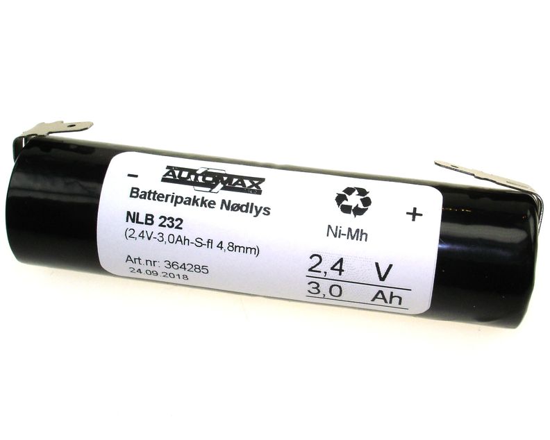 NLB 232 (2,4V3,0Ah-S-Fl.-4,8 +4,8)