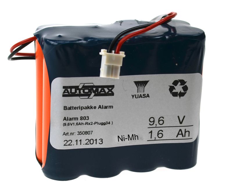 Alarm 803 (9,6V1,6Ah-Rx2-Plugg34 )