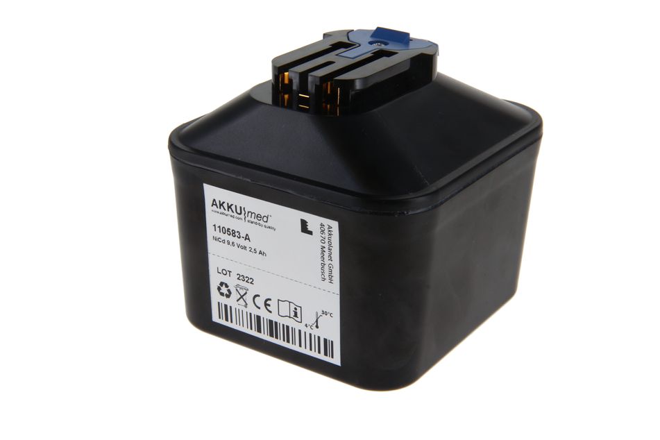 AKKUmed NiCd batteri til Stryker System 6/CD3 (9,6V 2,5Ah)