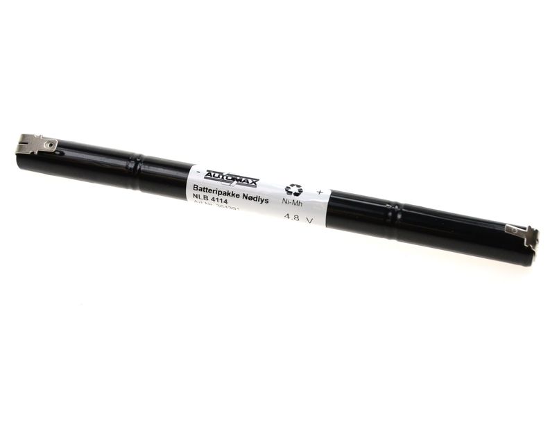 NLB 4114 (4,8V-1,5Ah-S-Plugg fl. stift +2,9 -4,8 mm)