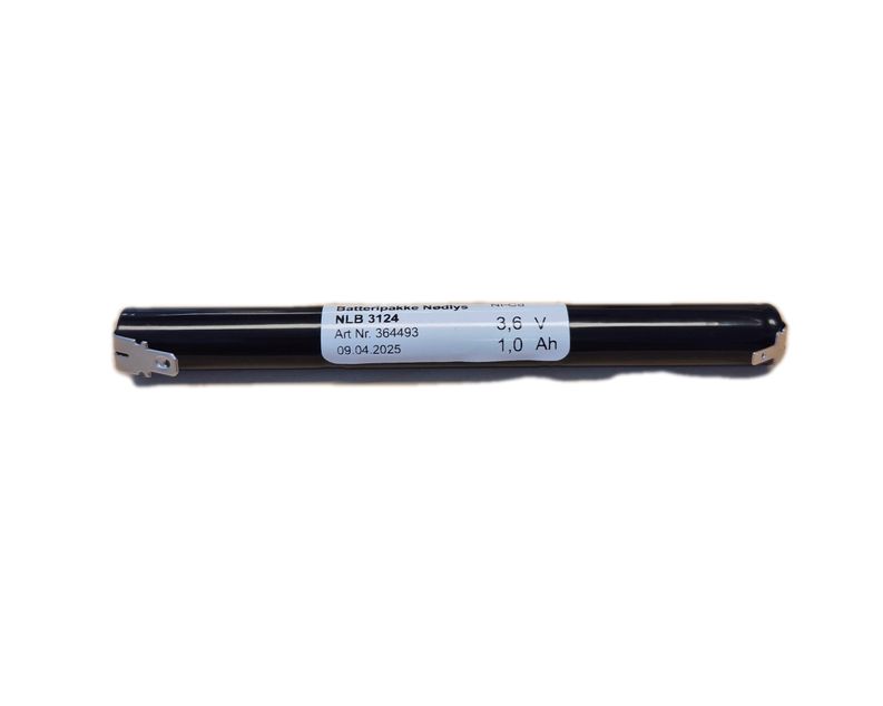 NLB 3124 (3,6V-1,0Ah-S- +2,9 -4,8 fl.stift)