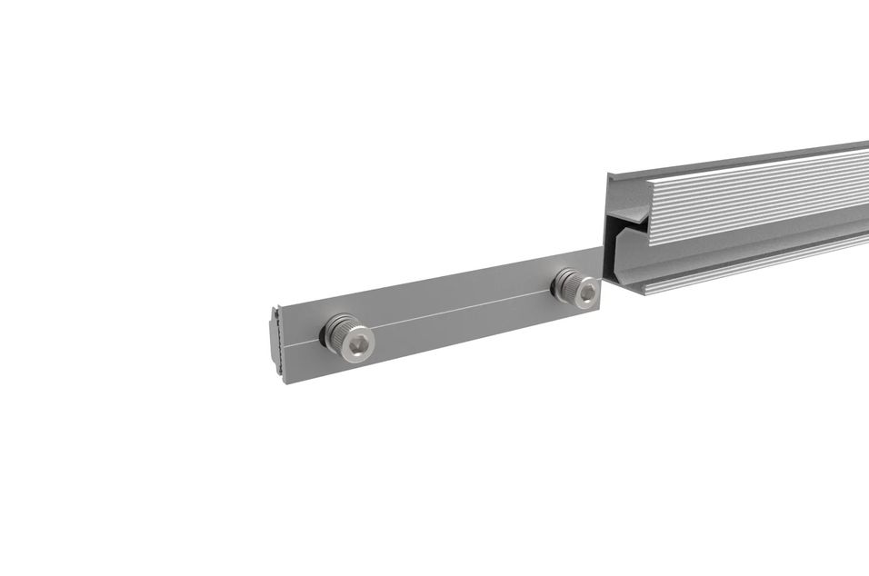Skjøtestykke for aluminium profil