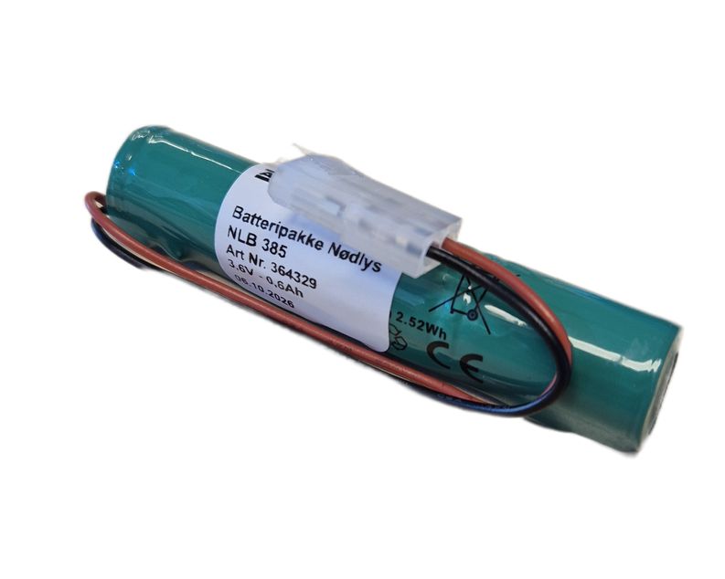 NLB 385 (3,6V-0,6Ah-S-Plugg 20)