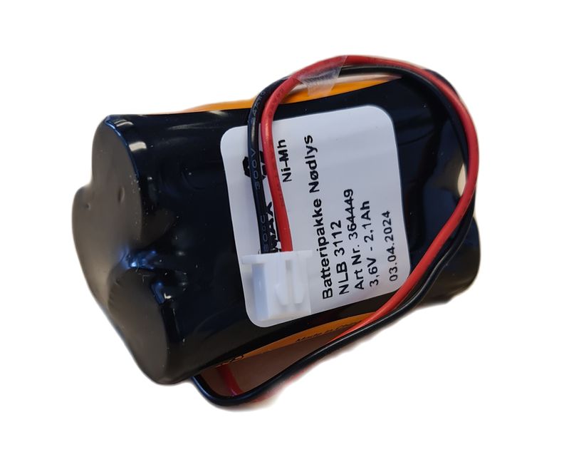 NLB 3112 (3,6V-2,1Ah-R-trekant-Plugg 33)