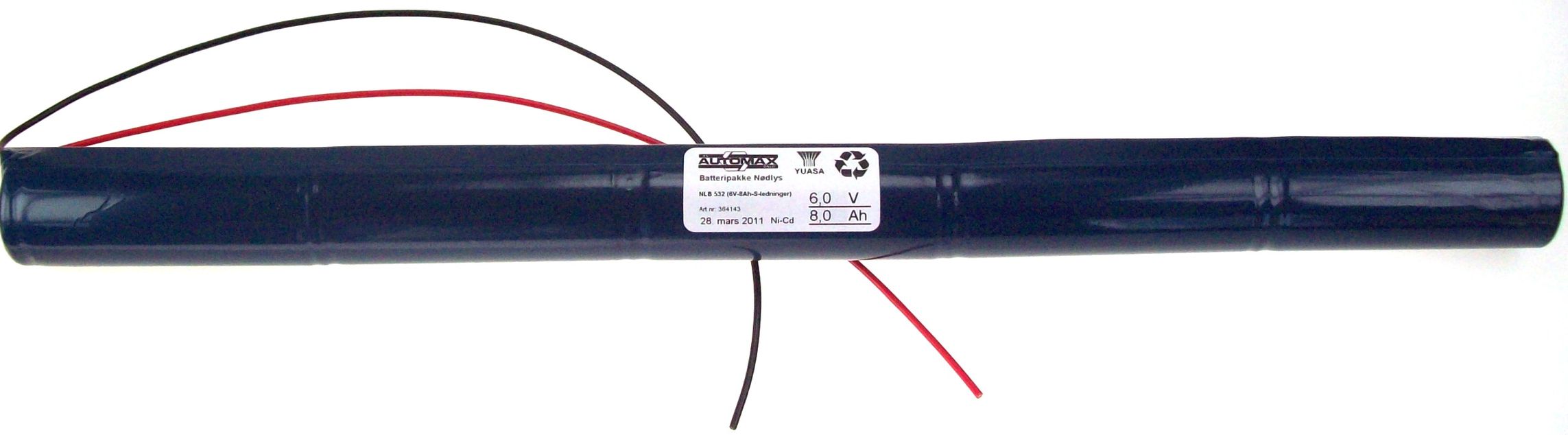 NLB 532 (6V-8Ah-S-ledninger)