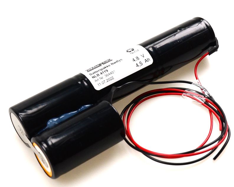 NLB 4119 (4,8V-4,5Ah-2S-Ledninger 50cm)