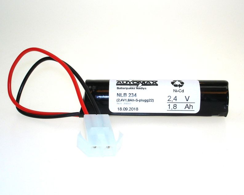 NLB 234 (2,4V-1,8Ah-S-Plugg 22)