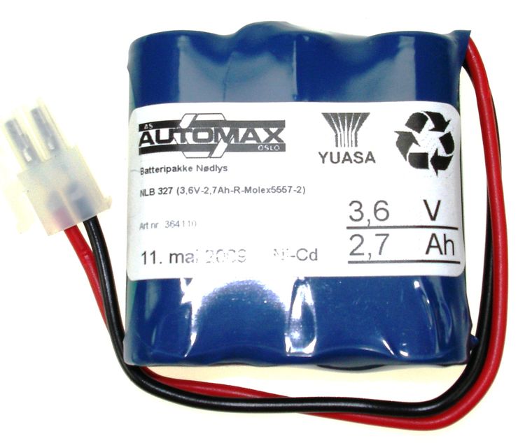 NLB 327 (3,6V-2,1Ah-R-Plugg 12)
