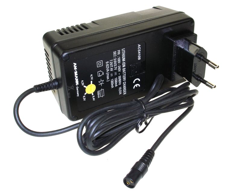 Lader Li-Ion ACS410B 1 & 2 celler 1,5A