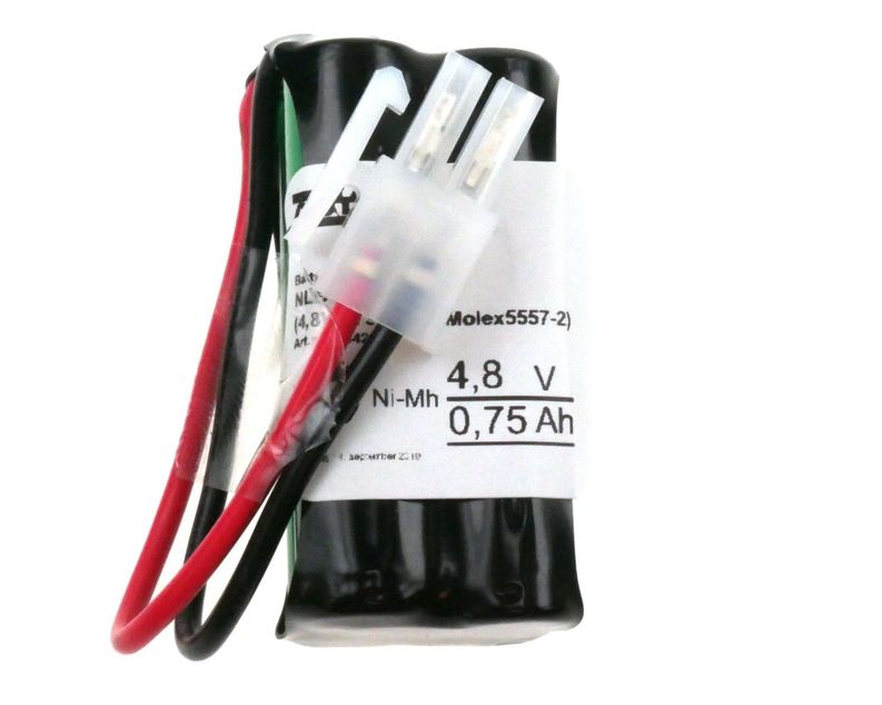 NLB 456 (4,8V0,75Ah-2R-Plugg 12)