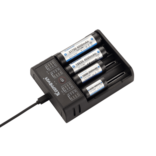 Lader Li-Ion/Ni-Mh 1-4 batterier (K4)