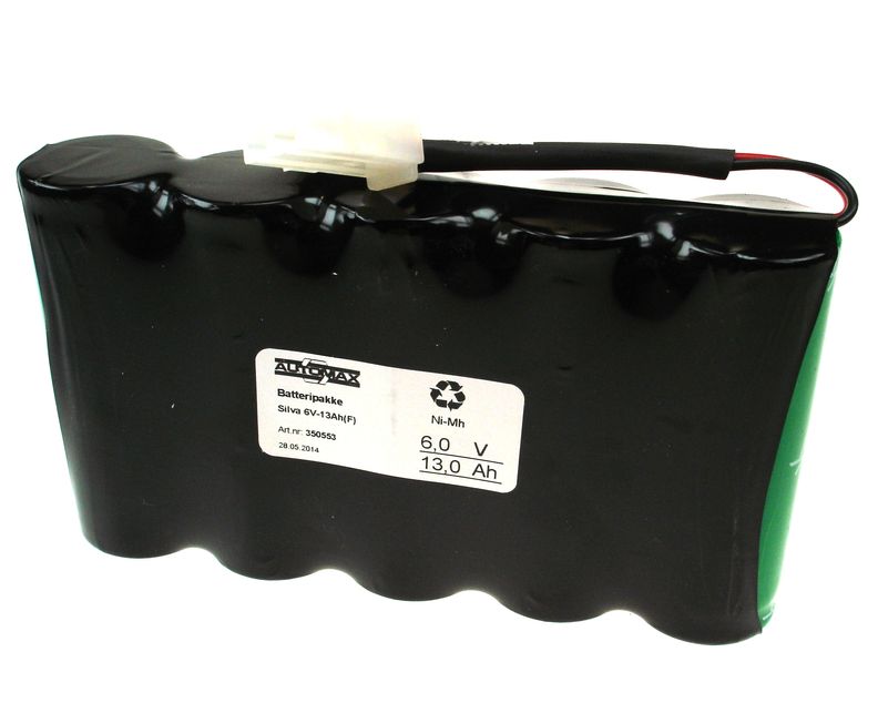 Silva batteripakke 6V-13Ah(F)