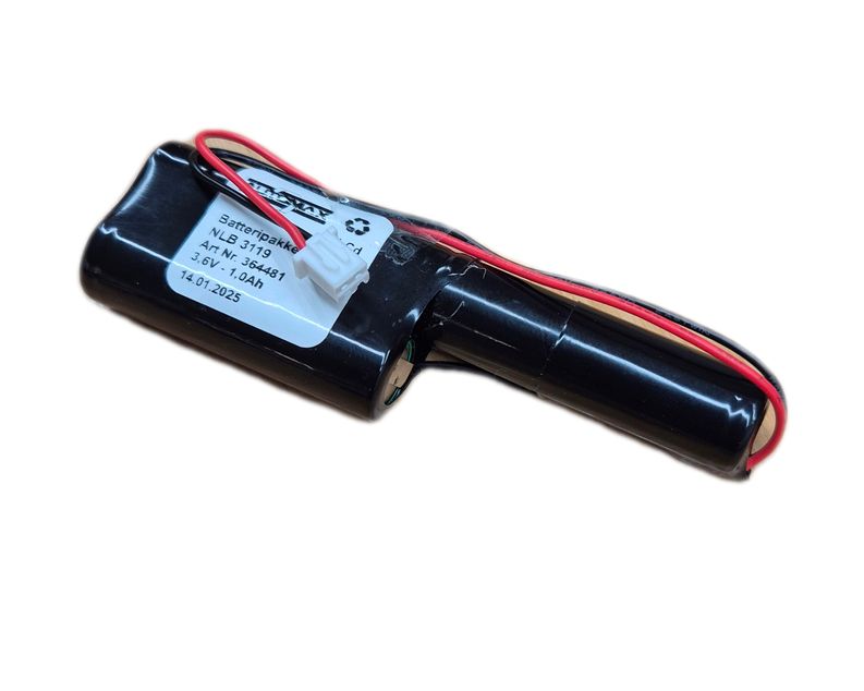 NLB 3119 (3,6V-1,0Ah-S-Plugg 33 polvent)