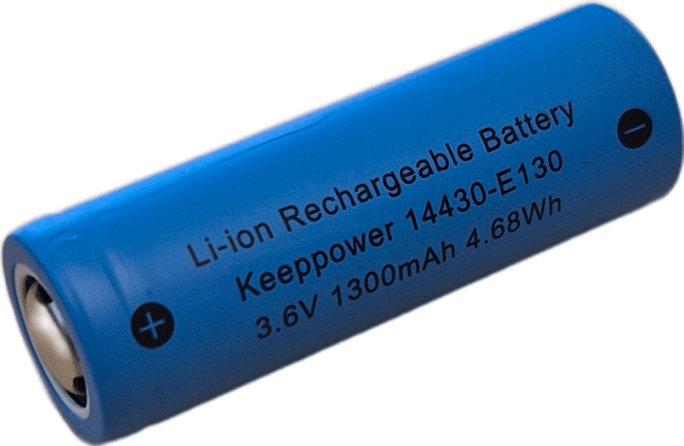 Li-Ion 14430 3,6V-1300mAh u/protection