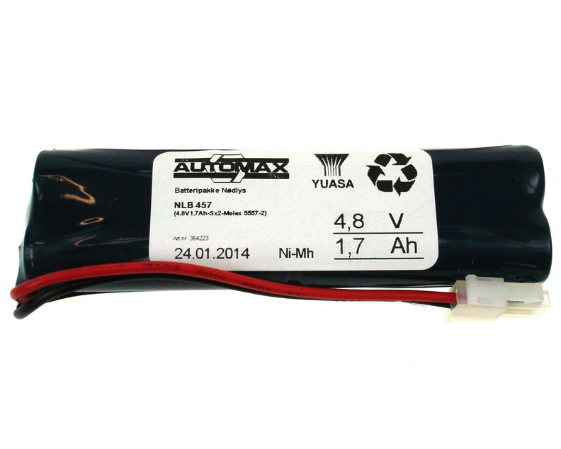 NLB 457 (4,8V1,7Ah-Sx2-Plugg 12)