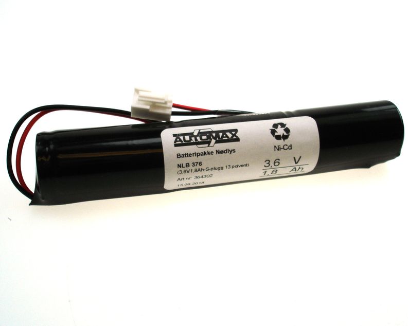 NLB 376 (3,6V-2,2Ah-S-Plugg 13, polvent)