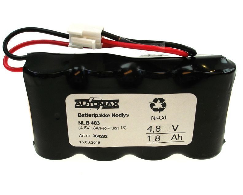 NLB 483 (4,8V1,8Ah-R-Plugg 13)
