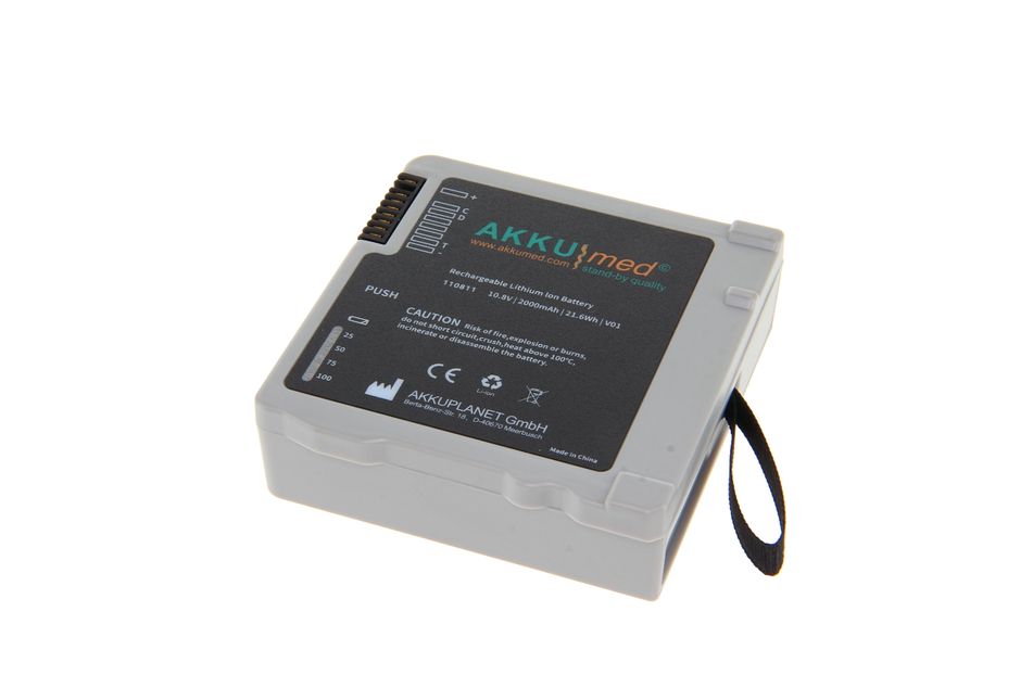 AKKUmed Li-ion batteri til Philips Intellivue X3 (10,8V 2,0Ah)