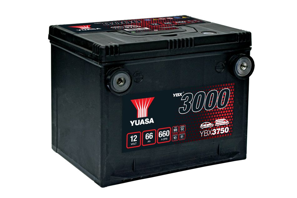 YBX3750 12V 66Ah 660A SMF Battery