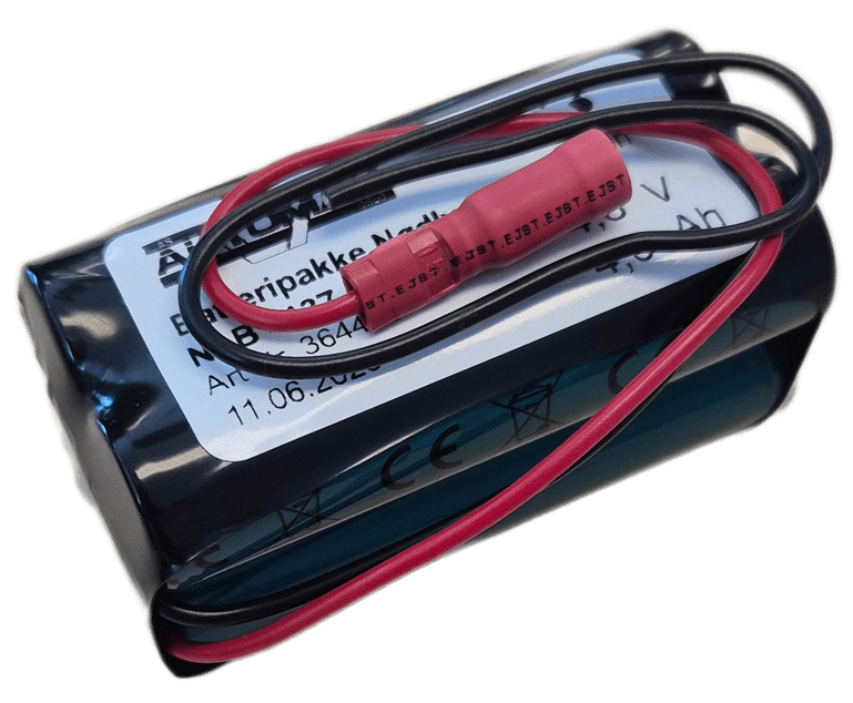 NLB 4137 (4,8V-4,0Ah-2R--ledning+Plugg 84)