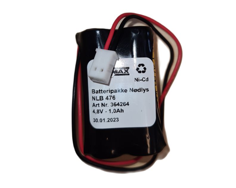NLB 476 (4,8V-1,0Ah-2R-Plugg 24 polvent)