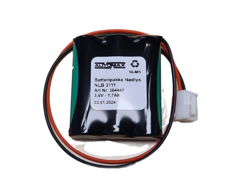 NLB 3111 (3,6V-1,7AH-R-Plugg 13 polvent)