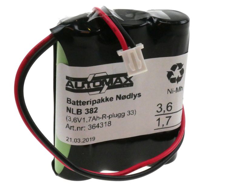 NLB 382 (3,6V1,7Ah-R-Plugg 33)