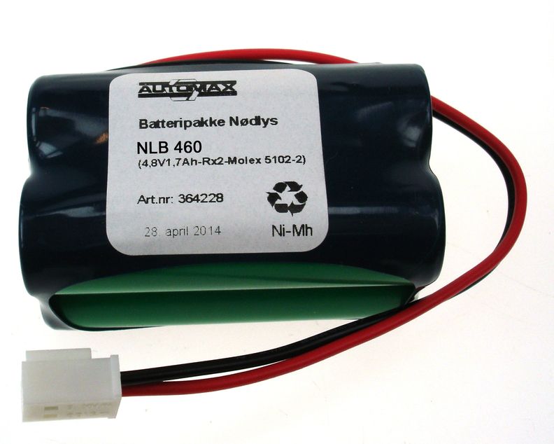NLB 460 (4,8V1,7Ah-Rx2-Plugg 24)