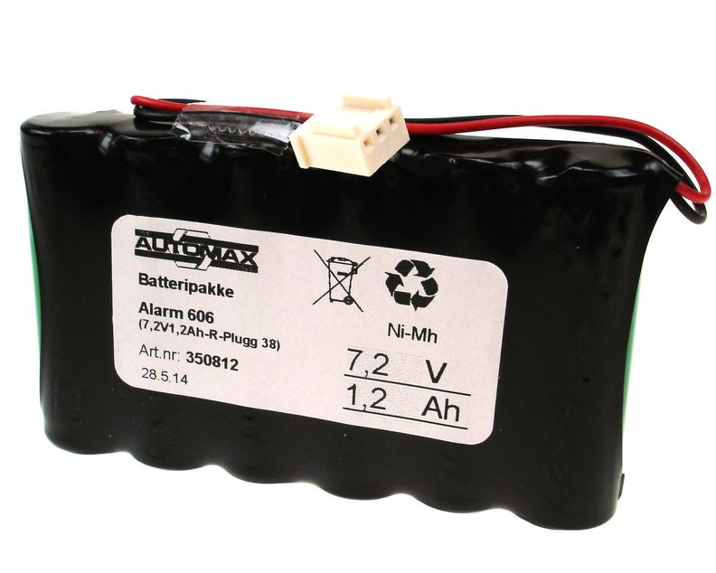Alarm 606  (7,2V1,2Ah-R-Molex 5102-03)