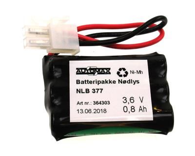 NLB 377 (3,6V0,75Ah-R-Plugg 12)