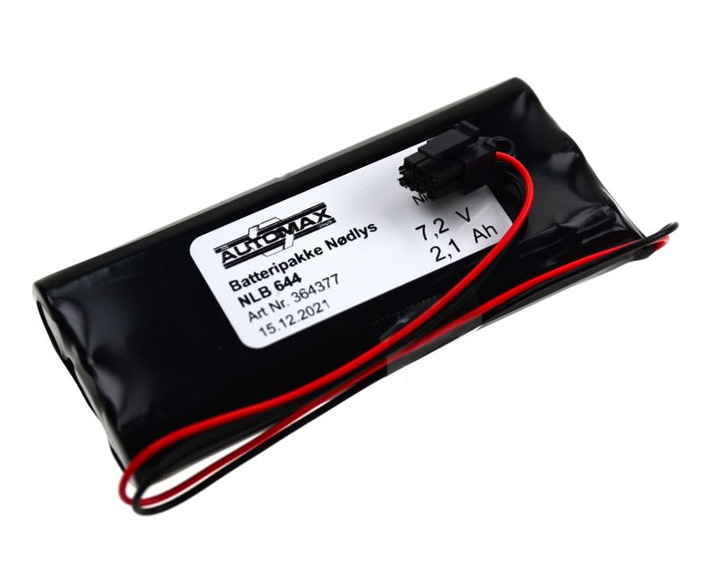 NLB 644 (7,2V-2,2Ah-Sx3-Plugg 62)