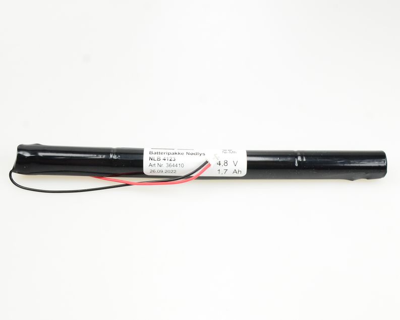 NLB 4123 (4,8V-1,7Ah-S-sikring-Plugg 29 polvent)