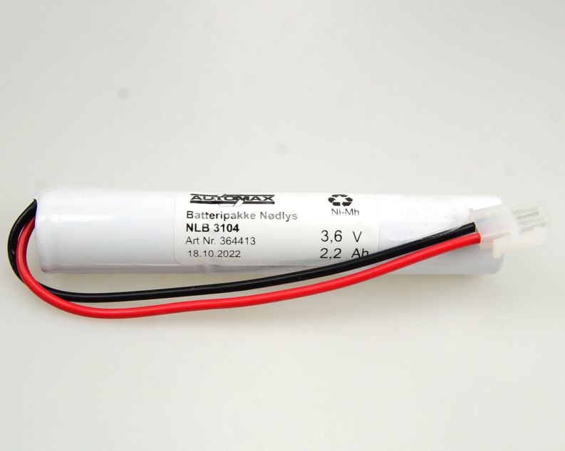 NLB 3104 (3,6V-2,2Ah-S-Plugg 12)